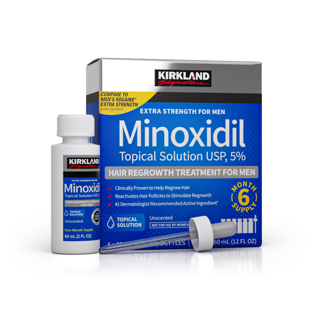 Kirkland Signature Minoxidil 5% for Men – Hair Regrowth Treatment