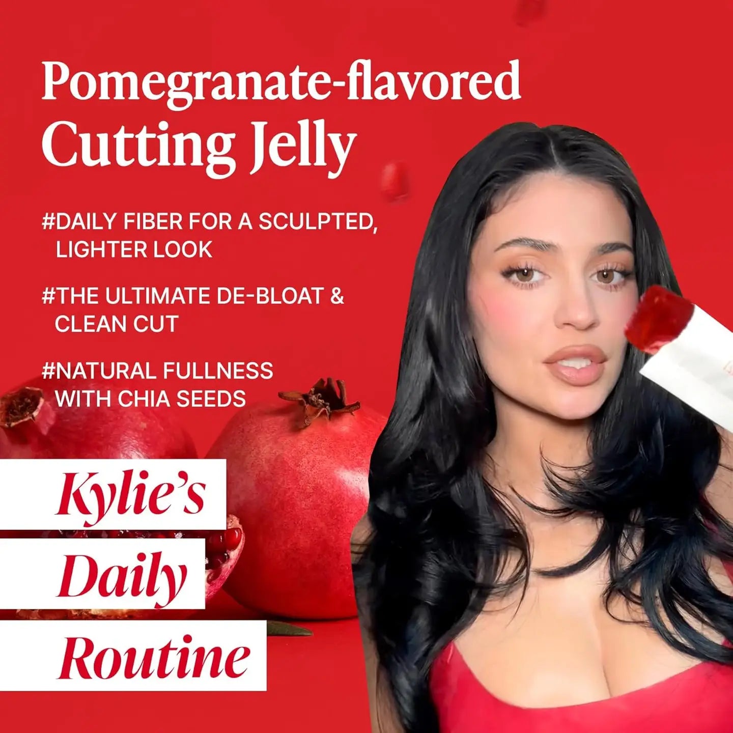 Foodology Coleology Cutting Stick Jelly Pomegranate 10 sticks