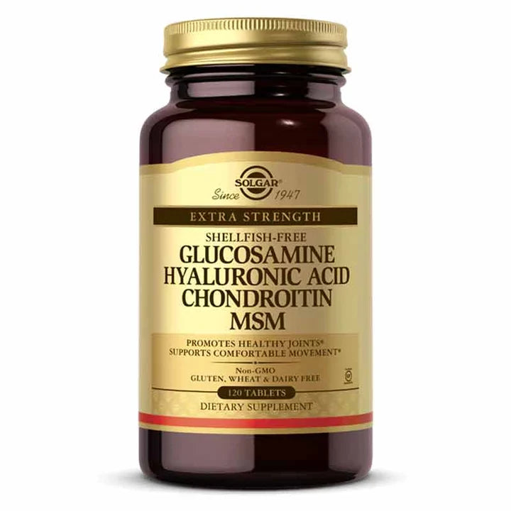 Solgar Glucosamine Hyaluronic Acid Chondroitin MSM 120 tabletas