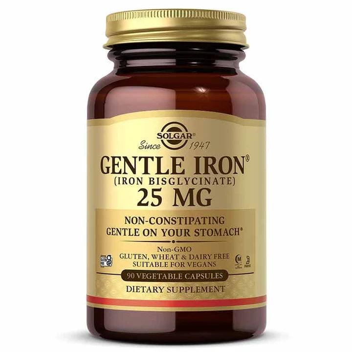 Solgar Gentle Iron 25 mg 90 cápsulas vegetales