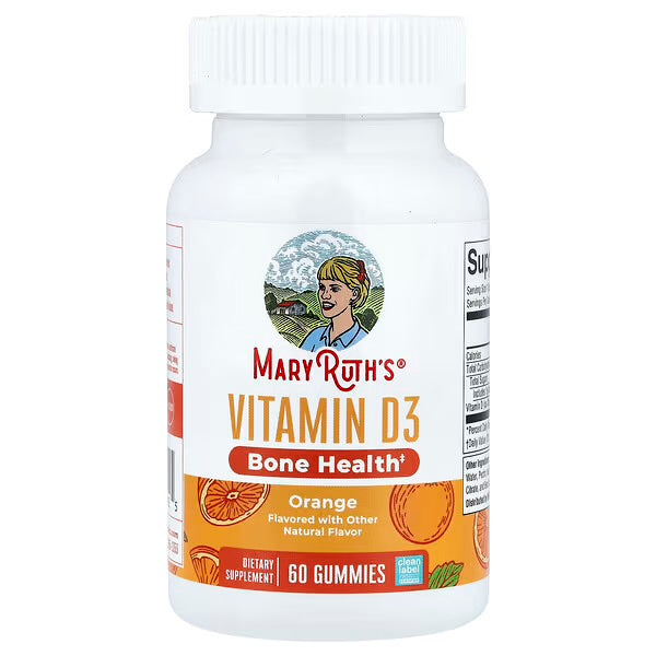 MaryRuth’s Gomitas de Vitamina D3 Veganas 60 unidades