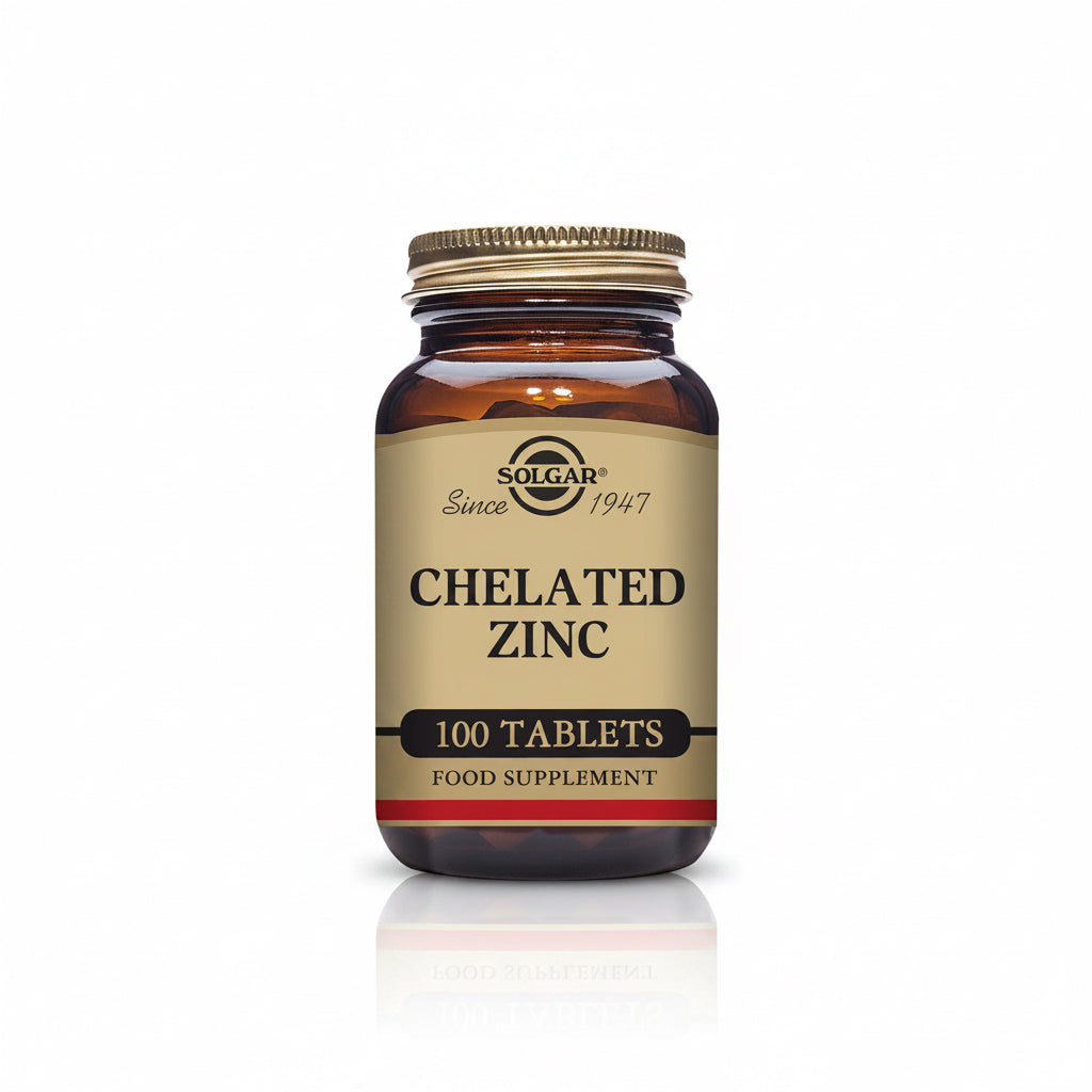 Solgar Chelated Zinc – 100 tabletas