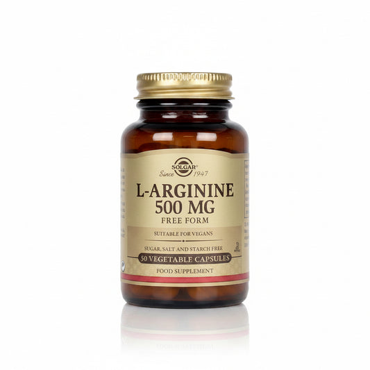Solgar L-Arginina 500 mg - 50 cápsulas vegetales