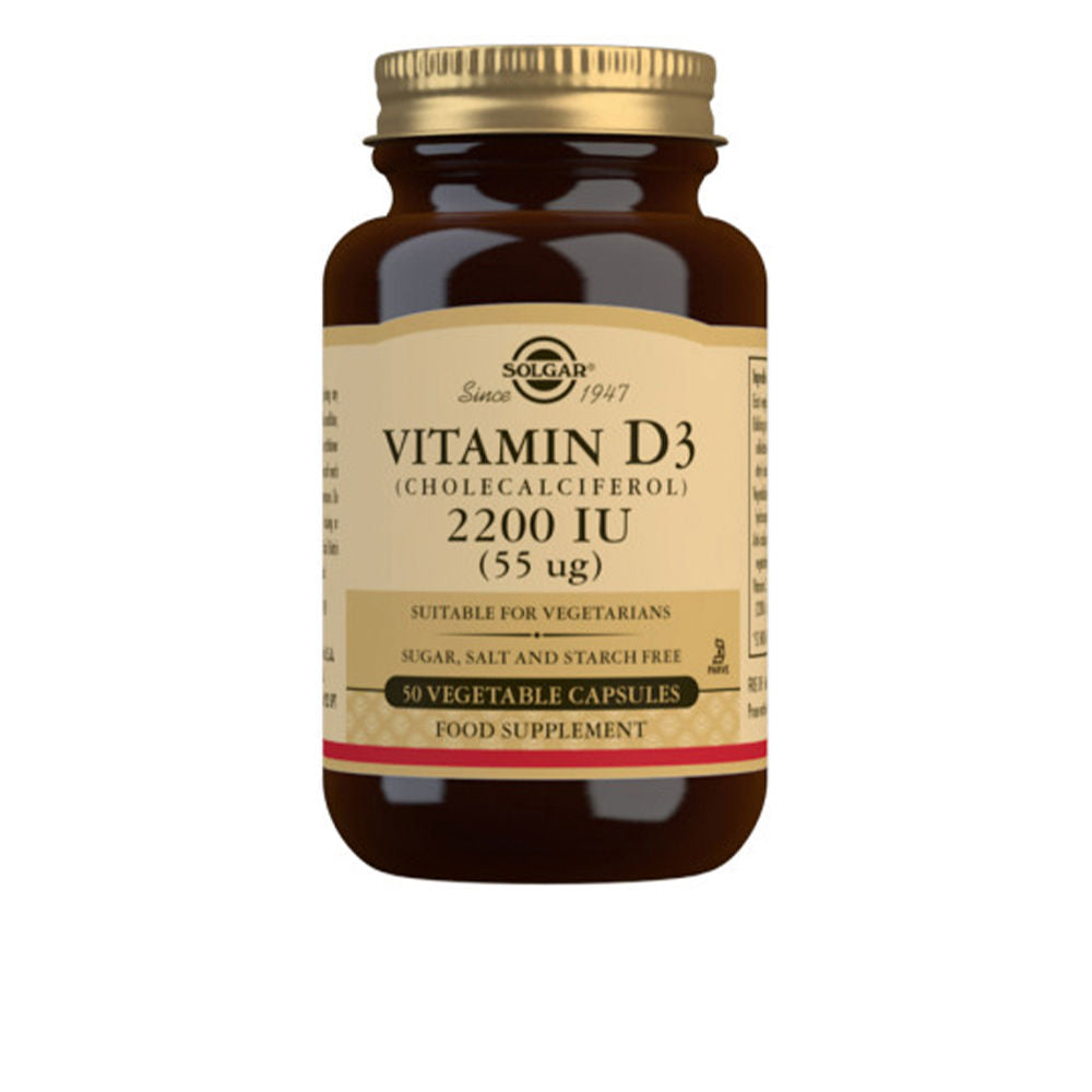 Solgar Vitamina D3 2200 IU 50 Cápsulas Vegetales